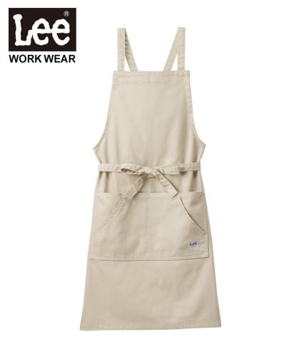 Lee(リー)Lee 胸当てエプロン/キャンバス(1) ベージュ