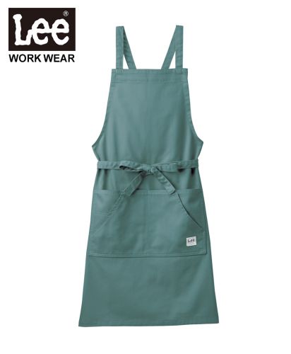 Lee(リー)Lee 胸当てエプロン/ストレッチデニム(4) グリーン