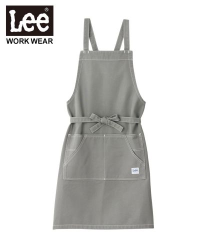Lee(リー)Lee 胸当てエプロン/キャンバス(2) グレー