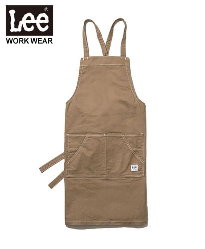 Lee(リー)Lee 胸当てエプロン/ストレッチダック（5）キャメル