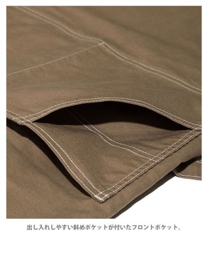 Lee(リー)Lee 胸当てエプロン/出し入れしやすい斜めポケットが付いたフロントポケット