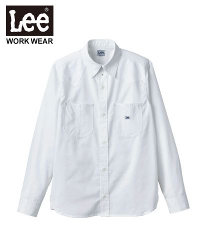 Lee(リー)Lee ユニセックス長袖シャツ/(15) ホワイト