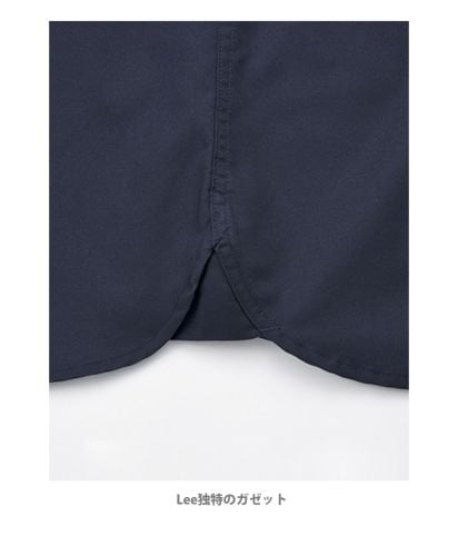 Lee(リー)Lee ユニセックス七分袖シャツ/Lee(リー)Lee ユニセックス七分袖シャツ/Lee 独特のガゼット。