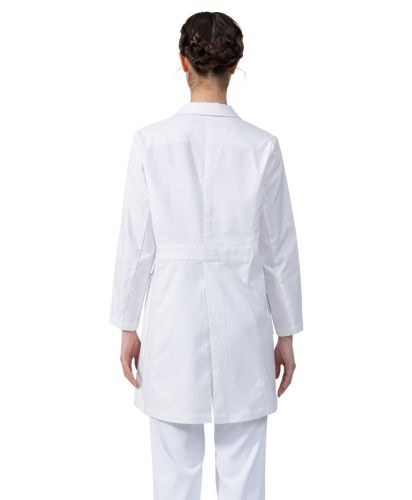 Lee(リー)Leeメディカル レディスコート/BACK STYLE：モデル着用 Mサイズ　15 ホワイト