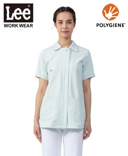 Lee(リー)Leeメディカル レディスジャケット/モデル着用：Mサイズ 4 グリーン