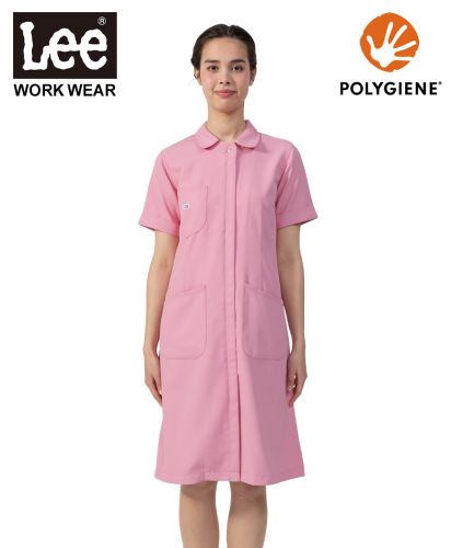 Lee(リー)Leeメディカル レディスワンピース/モデル着用：Mサイズ 9 ピンク