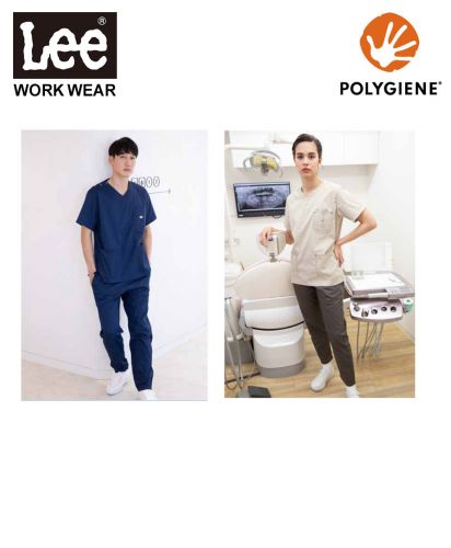 Lee(リー)Leeメディカル ユニセックスパンツ/ポリジン抗菌防臭加工採用ウェア上下セットアップOK