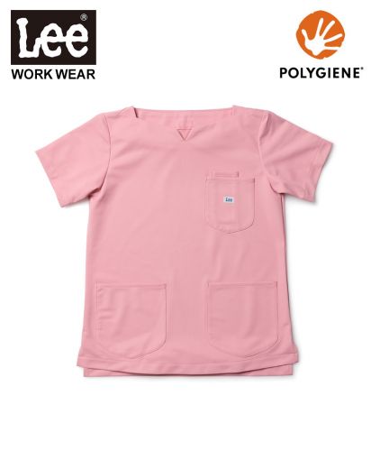 Lee(リー)Leeメディカル レディススクラブ(キーネック)/9 ピンク