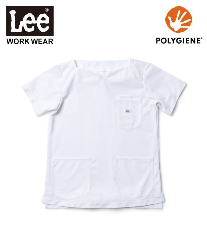 Lee(リー)Leeメディカル レディススクラブ(キーネック)/15 ホワイト