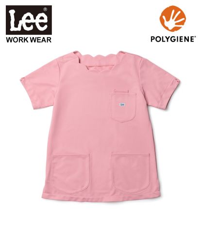 Lee(リー)Leeメディカル レディススクラブ(スカラップ)/9 ピンク