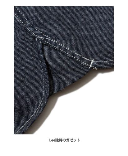 Lee(リー)Lee メンズワーク長袖シャツ/Lee 独特のガゼット。