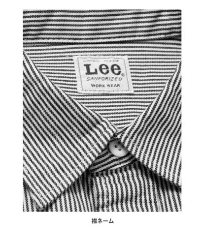 Lee(リー)Lee メンズワーク半袖シャツ /襟ネーム