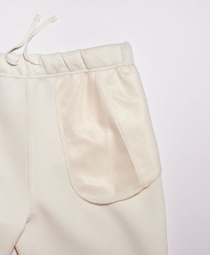 ドライストレッチパンツ (ポリジン加工)/袋布がメッシュ素材の 両脇ポケット