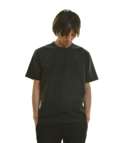 10.2オンスポケット付きスーパーウエイトヘビーTシャツ/16ブラック Lサイズ メンズ 176cm