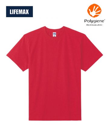 6.2オンスヘビーウエイトTシャツ(ポリジン加工)/3 レッド