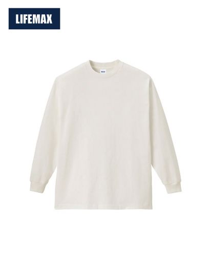 ライフマックス(LIFEMAX)6.5オンスピグメントダイロングスリーブＴシャツ/115オフホワイト
