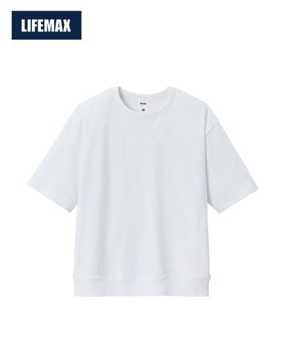 ライフマックス(LIFEMAX)10.2オンススーパーヘビーウエイトガゼット付きTシャツ /15 ホワイト