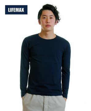 5.3オンス ユーロ ロングTシャツ/8ネイビー Mサイズ メンズ 180cm