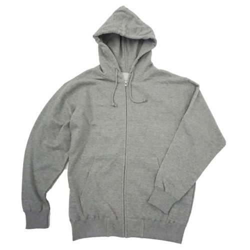 LIFEMAX フードジップパーカー(裏パイル)激安通販-ライフマックス無地パーカー卸売【オレンジパーム】