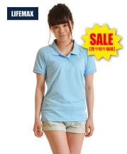 ライフマックス(LIFEMAX)ベーシック ドライポロシャツ/6サックス GMサイズ レディース 153cm 