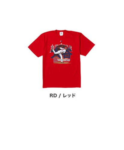 ロサンゼルス・エンゼルス大谷選手 グラフィックTシャツ/展開カラー