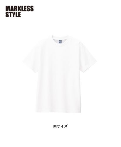 MARKLESS STYLE(マークレススタイル)カスタムデザインコットンTシャツ/ 044 ピュアホワイト 