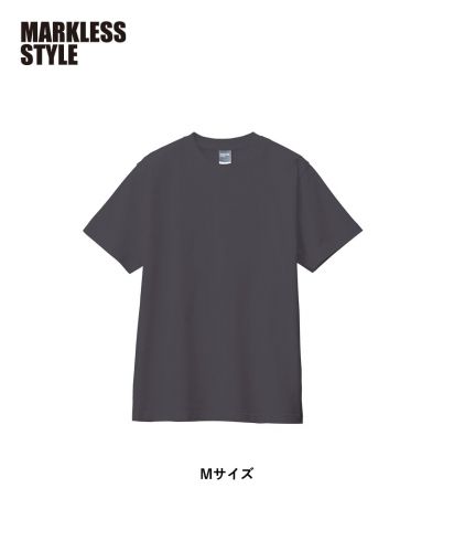 MARKLESS STYLE(マークレススタイル)カスタムデザインコットンTシャツ/011 ダークグレー