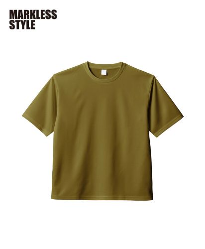 MARKLESS STYLE(マークレススタイル)カスタムデザインポリエステルドライＴシャツ/017：ライトブラウン