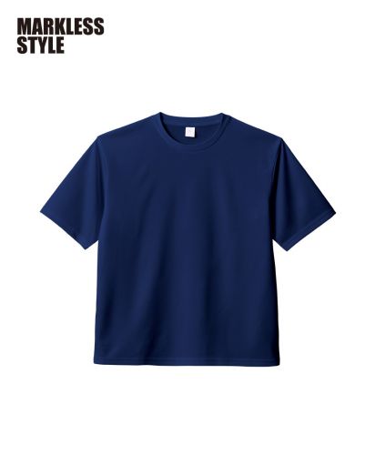 MARKLESS STYLE(マークレススタイル)カスタムデザインポリエステルドライＴシャツ/006：ネイビー