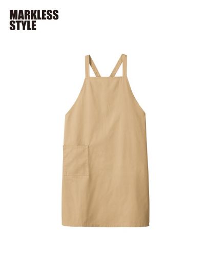 MARKLESS STYLE(マークレススタイル)カスタムデザインエプロン/028 サンドベージュ
