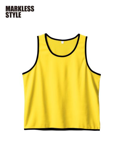 MARKLESS STYLE(マークレススタイル)カスタムデザインポリエステルドライビブス/ 067 サンフラワーイエロー