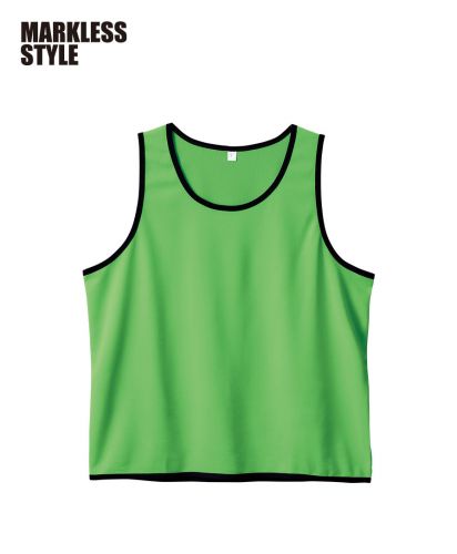 MARKLESS STYLE(マークレススタイル)カスタムデザインポリエステルドライビブス/038 ライム