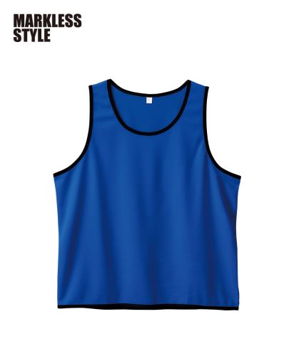 MARKLESS STYLE(マークレススタイル)カスタムデザインポリエステルドライビブス/ 033 ロイヤルブルー