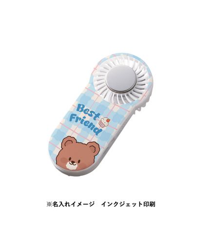 マークレススタイル(MARKLESS STYLE)全面印刷できる冷却プレートUSBハンディファン/※名入れイメージインクジェット印刷