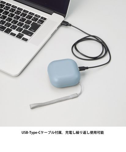 マークレススタイル(MARKLESS STYLE)スクエアUSBエコカイロ/USB-Type-Cケーブル付属。充電し繰り返し使用可能