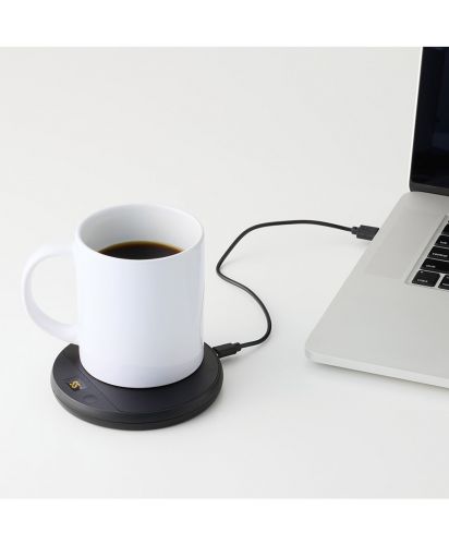 マークレススタイル(MARKLESS STYLE)USBカップウォーマー　ラウンド/PCから給電し、デスクで快適に保温可能