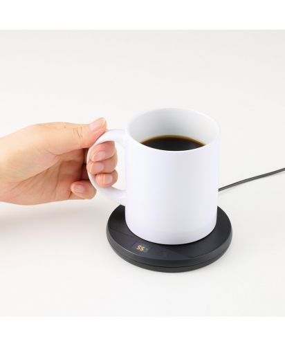 マークレススタイル(MARKLESS STYLE)USBカップウォーマー　ラウンド/コーヒーや紅茶を適温に保つおしゃれな保温プレート