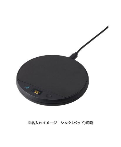 マークレススタイル(MARKLESS STYLE)USBカップウォーマー　ラウンド/※名入れイメージ シルク(パッド)印刷