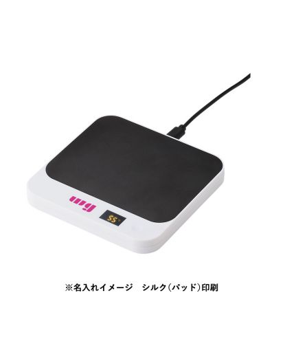 マークレススタイル(MARKLESS STYLE)USBカップウォーマー　スクエア/名入れイメージ シルク（パッド）印刷