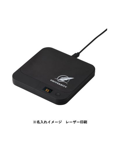 マークレススタイル(MARKLESS STYLE)USBカップウォーマー　スクエア/名入れイメージ レーザー印刷