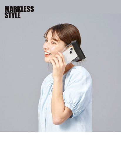 マークレススタイル(MARKLESS STYLE)モバイルウォータープルーフポーチ６.９インチ/ポーチに入れた状態で使用可能