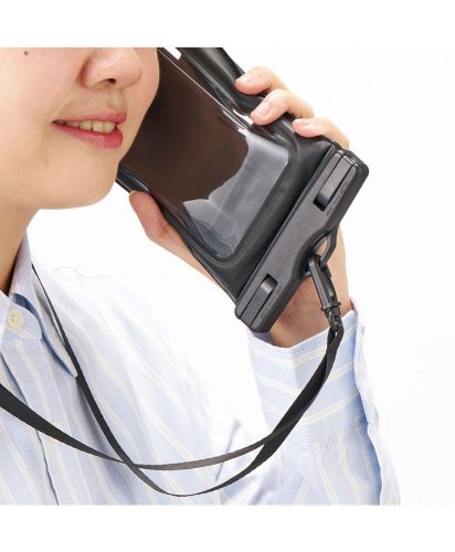 マークレススタイル(MARKLESS STYLE)水に浮くモバイルウォータープルーフポーチ/ポーチに入れたまま、スマホの通話も可能