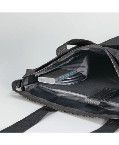 マークレススタイル(MARKLESS STYLE)ノートPCが入れられるファスナートート/内ポケット付きで整理しやすく、テレワークや外出先での作業にも対応できるPC対応トートバッグ