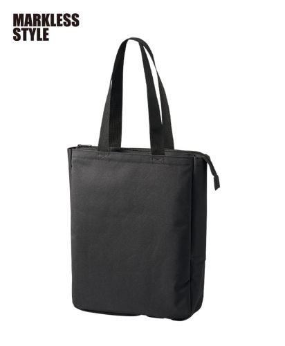 マークレススタイル(MARKLESS STYLE)ノートPCが入れられるファスナートート/009 インクブラック