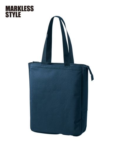 マークレススタイル(MARKLESS STYLE)ノートPCが入れられるファスナートート/006 ネイビーブルー