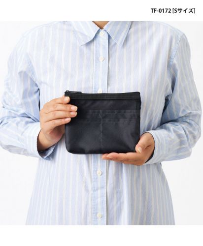 マークレススタイル(MARKLESS STYLE)らくらく仕分けポーチ/TF-0172 [Sサイズ]サイズ感