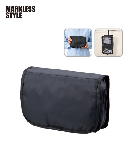 マークレススタイル(MARKLESS STYLE)ベーシックハンギングポーチ/ベルトで吊り下げて使えるトラベルポーチ