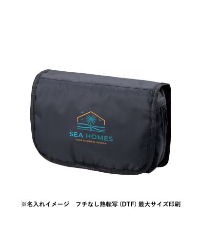 マークレススタイル(MARKLESS STYLE)ベーシックハンギングポーチ/※名入れイメージ　フチなし熱転写（DTF）最大サイズ印刷