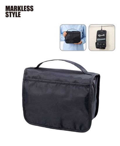 マークレススタイル(MARKLESS STYLE)3段式ハンギングポーチ/普段使いの洗面用具などが一式入るトラベルポーチ