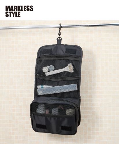 マークレススタイル(MARKLESS STYLE)3段式ハンギングポーチ/可動式フック付きの吊り下げ収納ポーチ